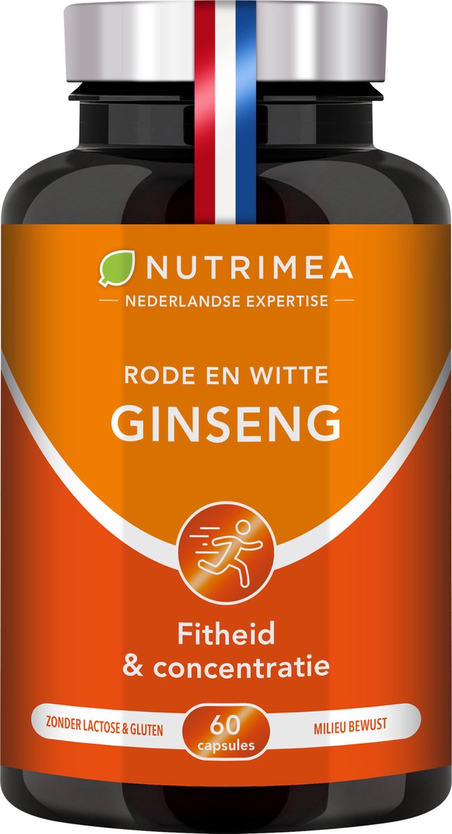 Goedkoopste Ginseng - Nutrimea - Voedingssupplement - Fitheid & Concentratie - 60 capsules