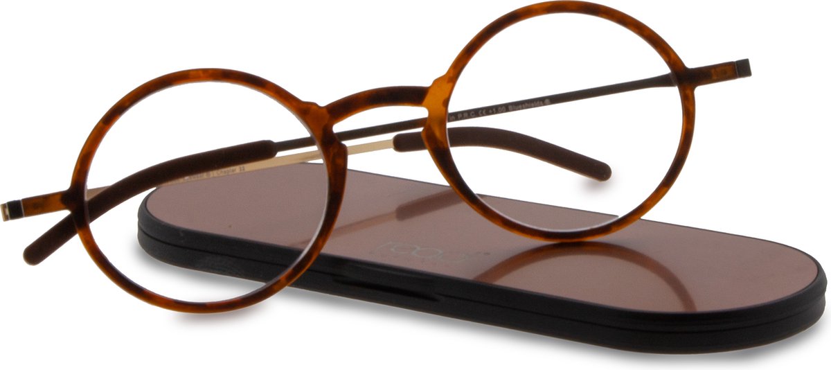 Read Eyewear CHAP33D Ultem leesbril +1.00 - Mat tortoise - Aluminium