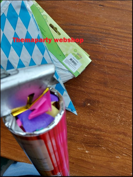 10x Party shooter paper multi 40 cm - PAPER - shooter confetti carnaval fête à thème festival après ski party