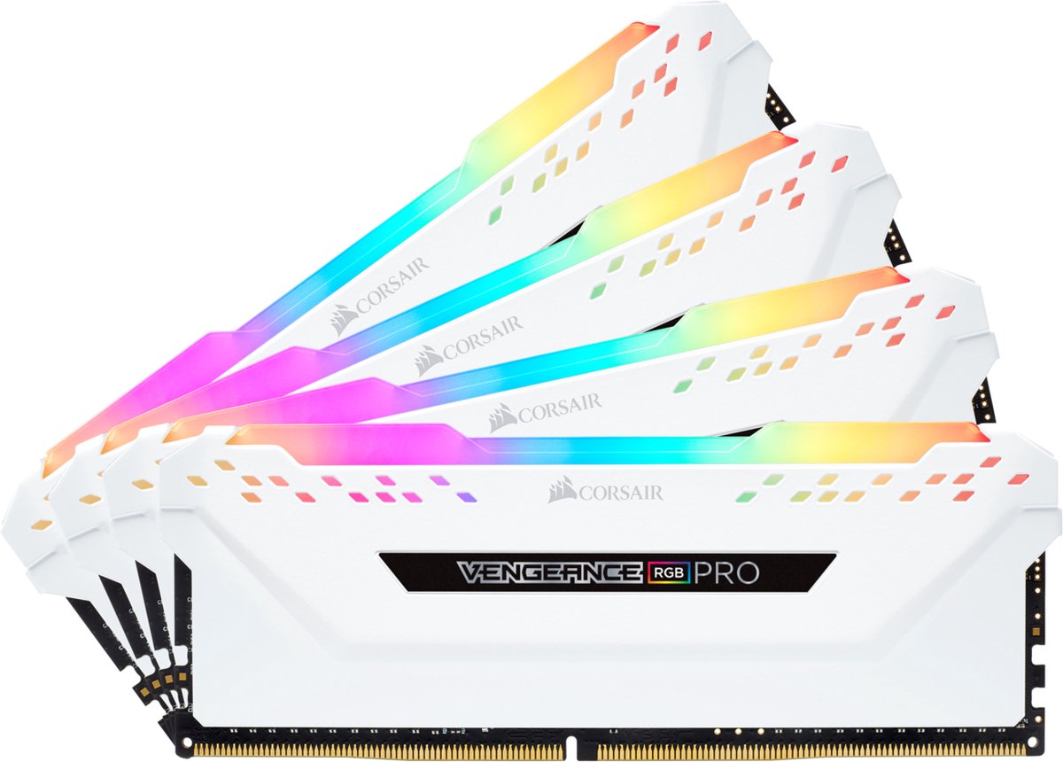 Corsair Vengeance RGB PRO 32GB (4x8GB) DDR4 2666 White | bol