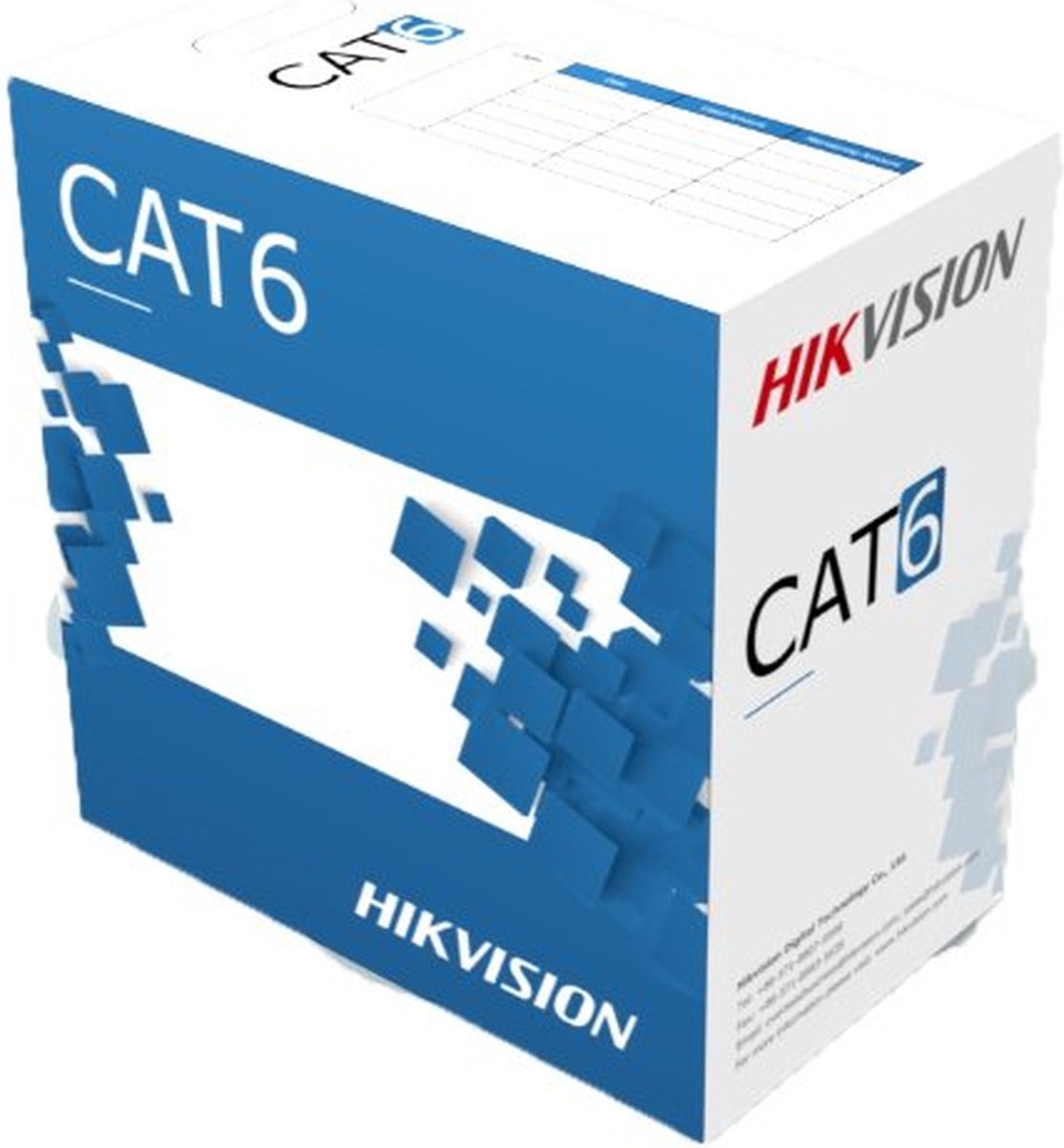 Hikvision Digital Technology DS-1LN6-UE-W netwerkkabel Wit 305 m Cat6 U/UTP (UTP)
