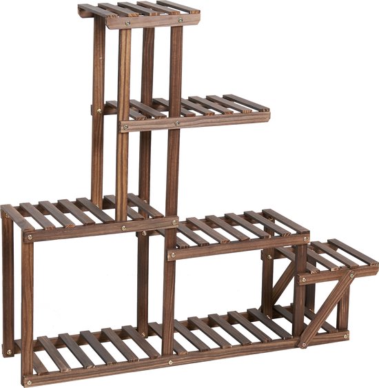 Plantenrek Wandrek Voor Planten Ladder Kast 3 Planken 3 Laags