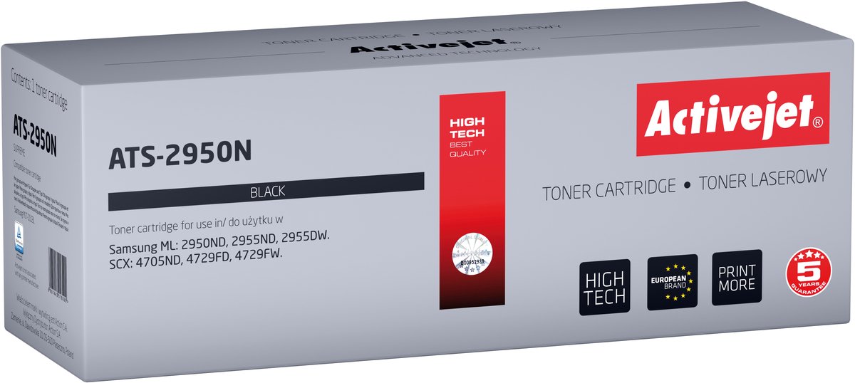 Toner Activejet ATS-2950N (replacement Samsung MLT-D103L; Supreme; 2 500 pages; Black)