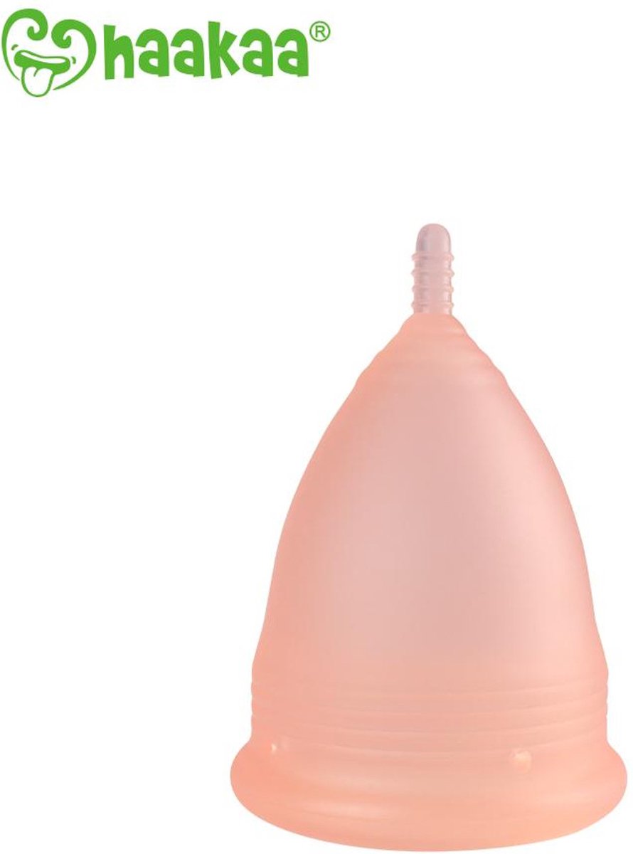 Goedkoopste Haakaa | menstruatie cup | Flow Cup | Coral | Maat L | Menstruatie opvang