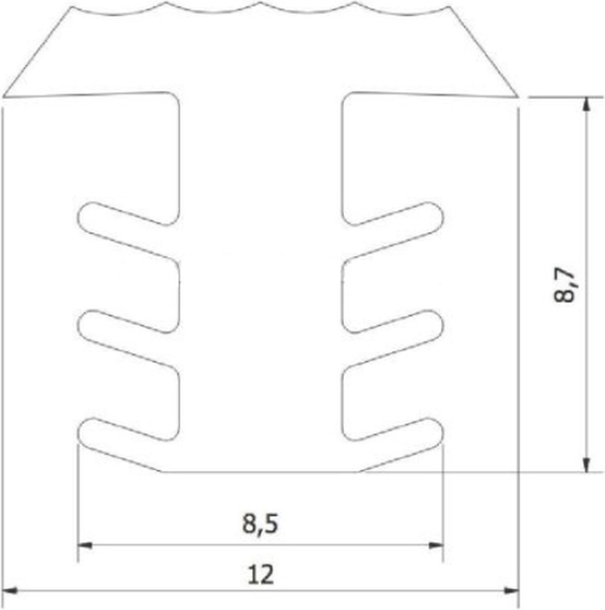 GAMMA | Flexxstairs Trapprofiel Deluxe Mat Zilver Aluminium 90 cm - 5