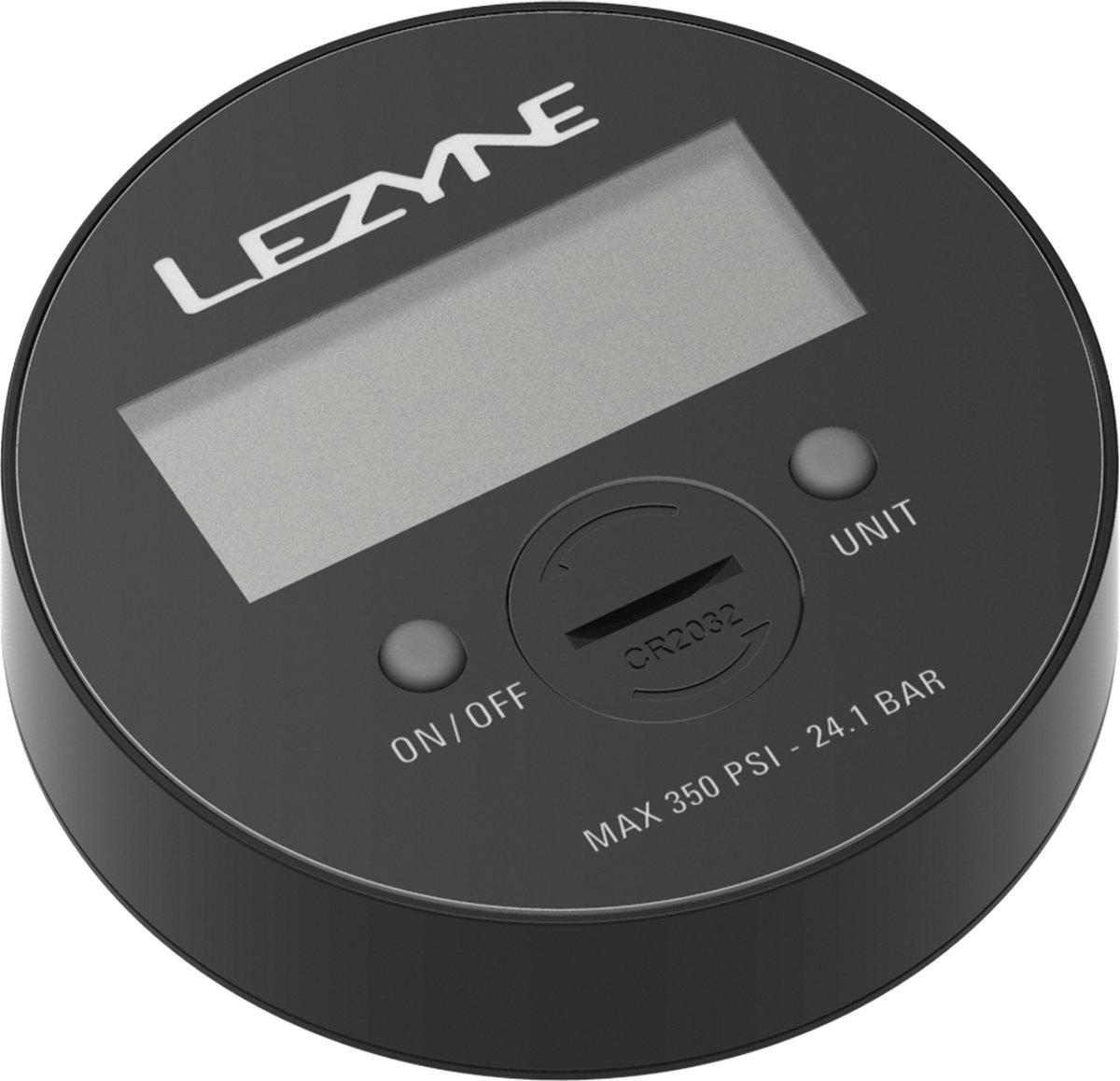 Lezyne 350 PSI Digital Gauge 3.5 Inch - Vervangingsmanometer voor alle vloerpompen - Inclusief lijm en o-ring - Zwart