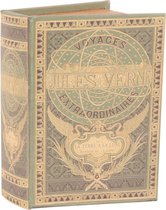 Baroque - Rangement - Boîte à livres 23 cm Jules Verne - 23x16,5x5,5 - Cuir PU