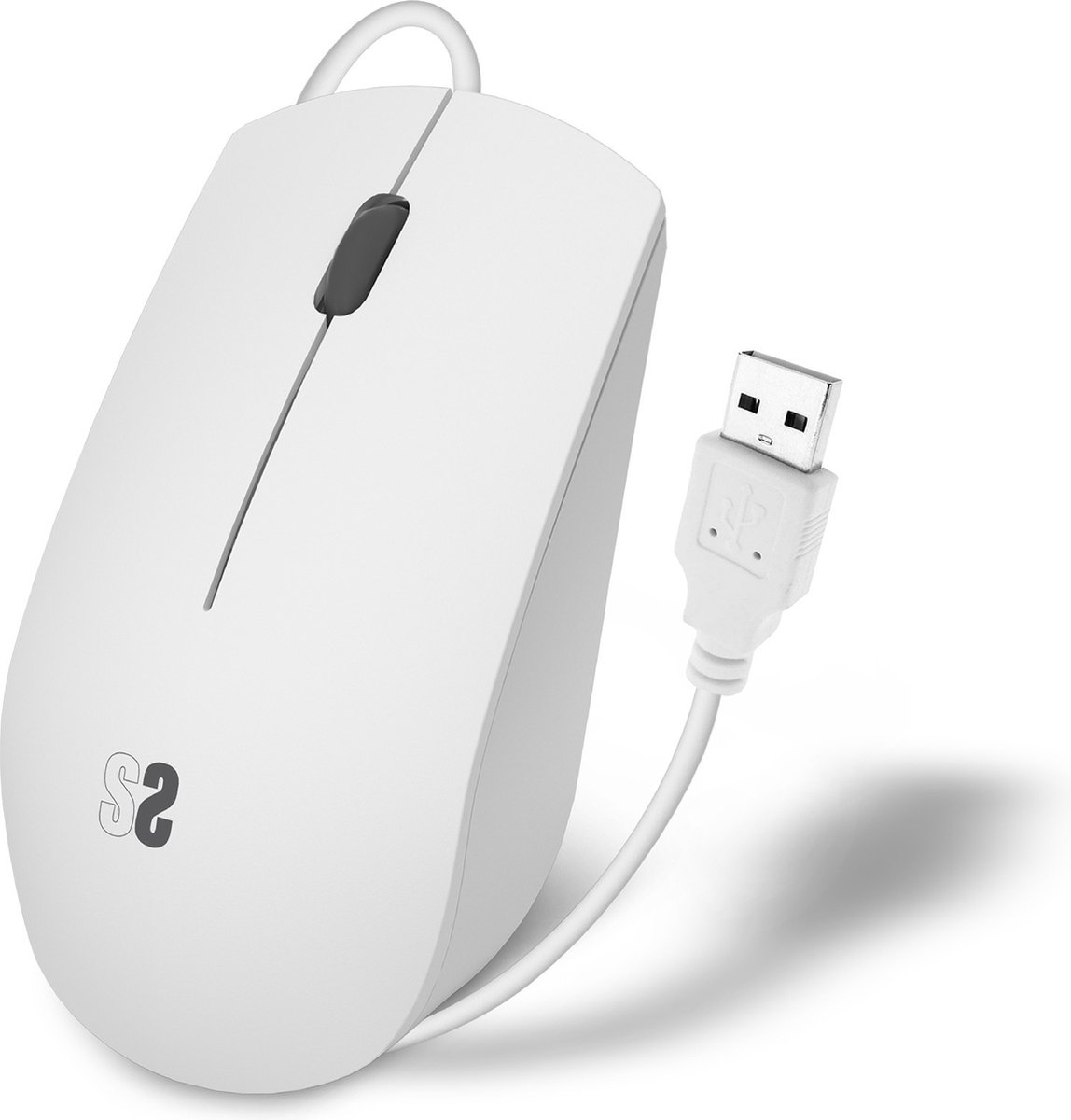 Mouse Subblim SUBMOB2BS002 White 1200 DPI
