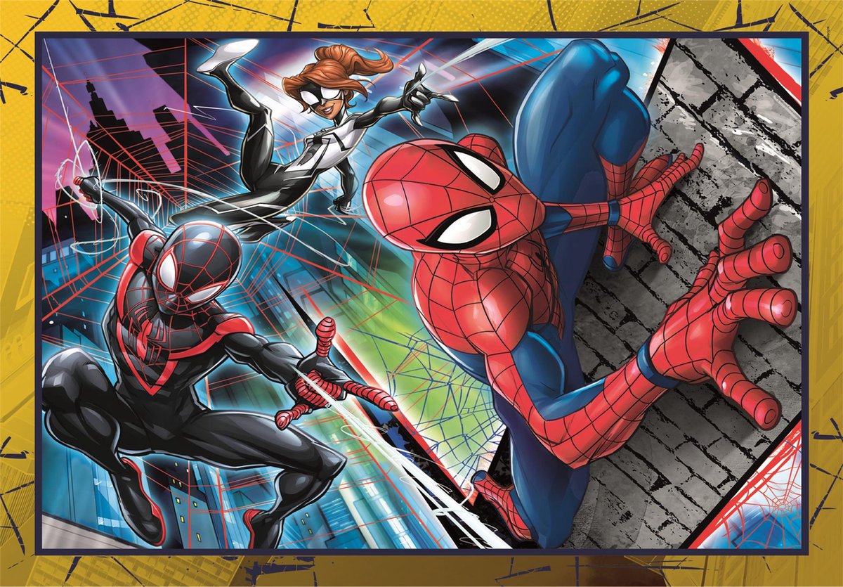 Clementoni - Puzzel - 4 in 1 - Spiderman - Puzzel Voor Kinderen - Supercolor — afbeelding 12