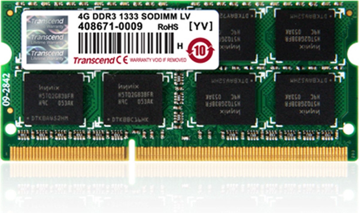 Transcend 2GB DDR3 2GB DDR3 1600MHz SO-DIMM