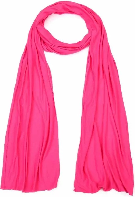 Bijoutheek Sjaal (Fashion) Dun FF (35 x 200cm) Fuchsia