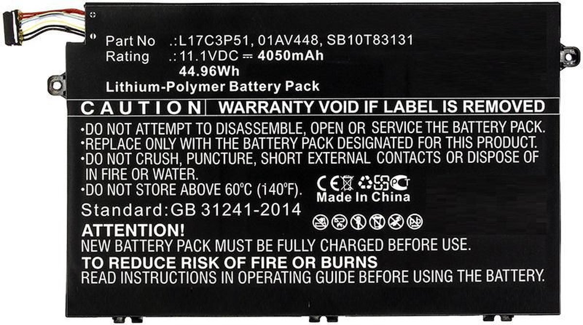 CoreParts MBXLE-BA0217 laptop reserve-onderdeel Batterij/Accu