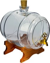 Likeur of tinctuur vaatje van 5 liter - Glass Barrel - likeurvat - glazen likeurvat 5 liter