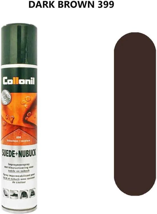 Collonil Suede Nubuck Spray kleurhersteller donker bruin - Collonil