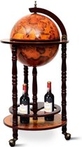 Denza - Wijnrek - Globebar - Wijnbar - Wereldbol bar - totale hoogte 102 cm