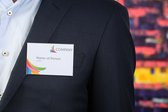 Badge 65x95mm avec clip et épingle