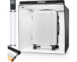 Yorbay Fotobox 80x80x80cm dimbare LED