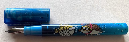 INOXCROM – mini stylo plume kukuxumusu 'oursin' – bleu | bol.com