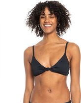 ROXY Rib Love The Surf Knot Bikinitop Dames - Anthracite - M