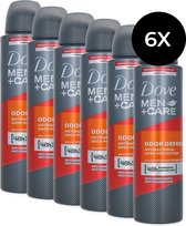 Dove Men + Care Odor Defence Deodorant Spray - 6x150 ml