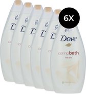 Dove Caring Bath Fine Silk Moisturirising Cream - 450 ml (set van 6)
