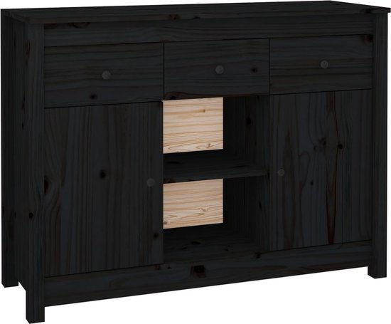 vidaXL Dressoir 60x30x70 cm bewerkt hout wit, kast, opbergkast