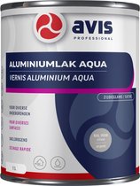 Avis Aqua Aluminium - RAL 9006 - 1 Liter - Metaallak