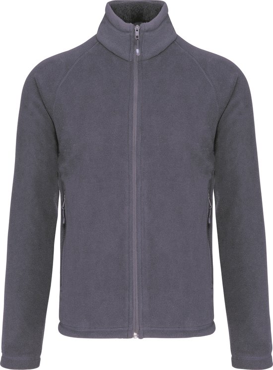 Zware Fleece met rits 'Marco' Kariban Convoy Grijs - S