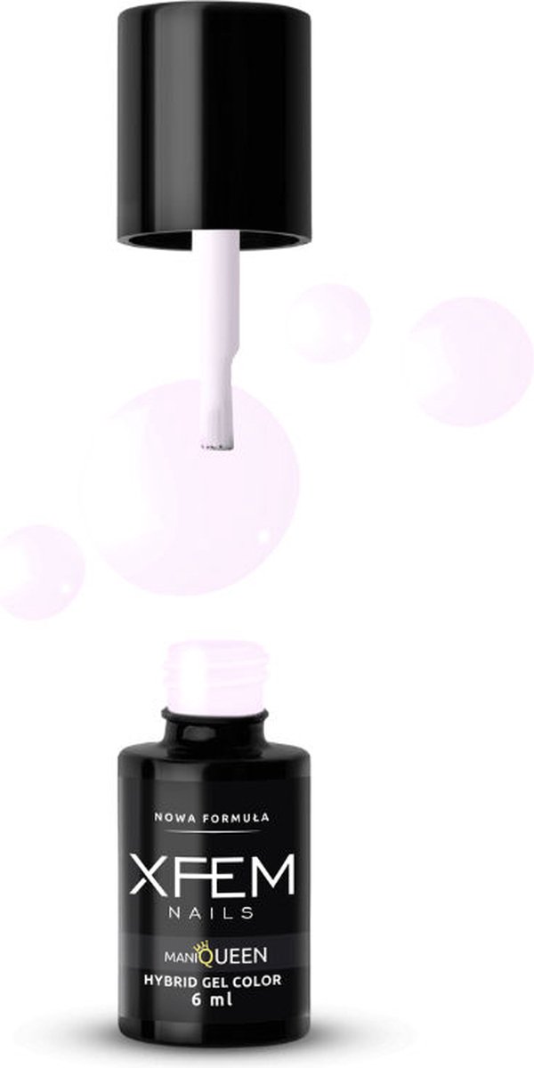 XFEM UV/LED Hybrid Gellak Mi Gentle 6ml. #0163