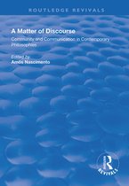 Routledge Revivals-A Matter of Discourse