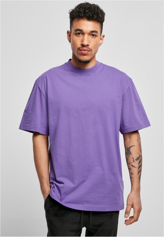 Urban Classics Heren Tshirt Tall Tee ultraviolet Paars