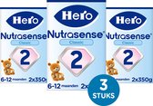 Lait de suite Hero Baby Standard 2 (6-12 mois) 3 PIÈCES - avec matière grasse laitière et sans huile de palme -