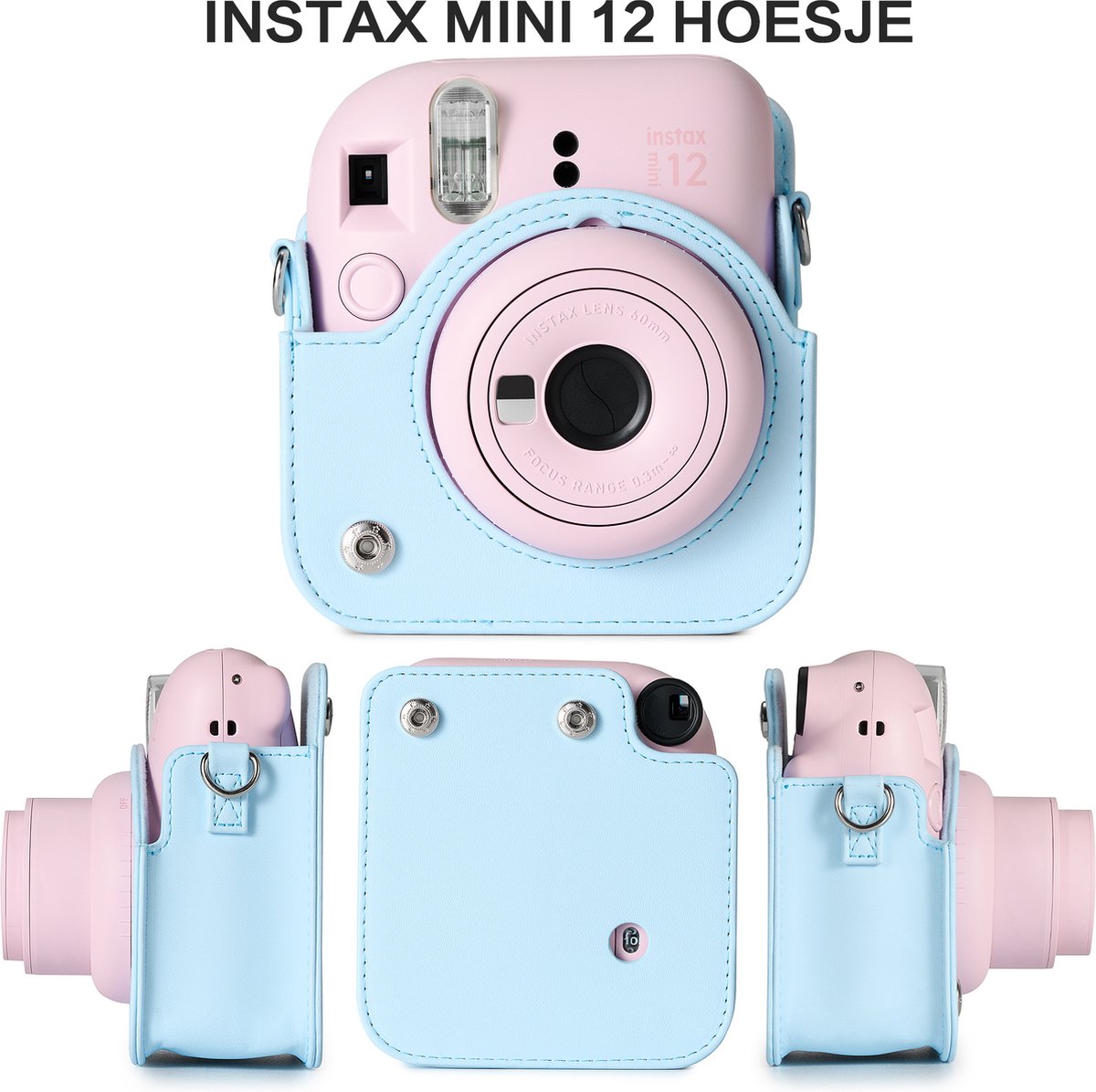 Fujifilm Instax Mini 12 Appareil Photo instantané avec Pack de 40  pellicules – Bleu Pastel