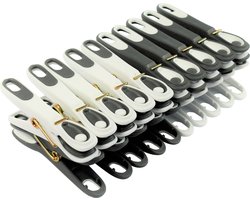 Laguelle Wasknijpers - Grijs - 20 Stuks