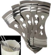 Craftylicious - Kaarslont - Lonthouder - 2 Stuks - Zelf Kaarsen Maken - 10 cm