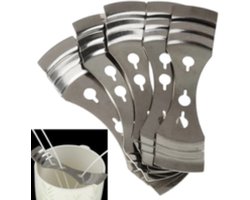 Craftylicious - Kaarslont - Lonthouder - 2 Stuks - Zelf Kaarsen Maken - 10 cm