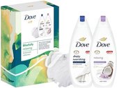 Coffret cadeau Dove Blissfully Relaxing Shower gel 2x + Puff