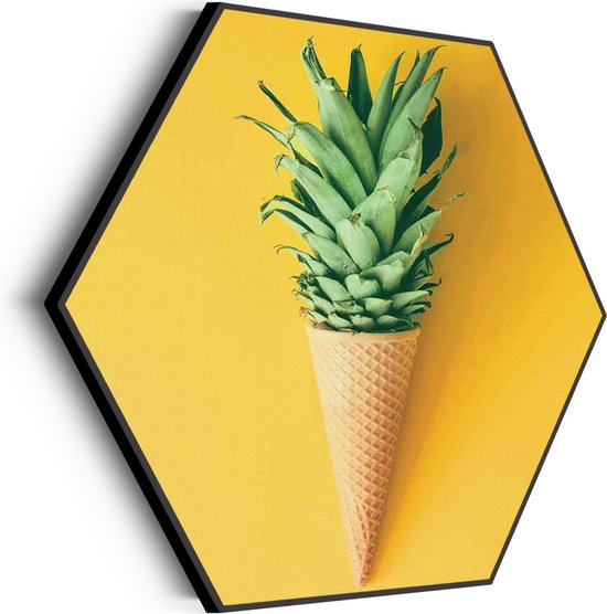 Peinture Acoustique de Glace avec Plante Hexagon Basic M (60X52