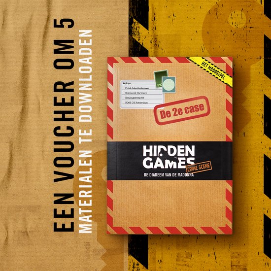 Thumbnail van een extra afbeelding van het spel Hidden Games - De Diadeem van de Madonna - Escape Room Detective Spel - Breinbreker voor 1-6 Spelers