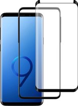 Protecteur d'écran en verre pour Samsung Galaxy S9 (CASE FRIENDLY) (NOIR) | Verre trempé | Verre trempé (+ OUTIL D'INSTALLATION)