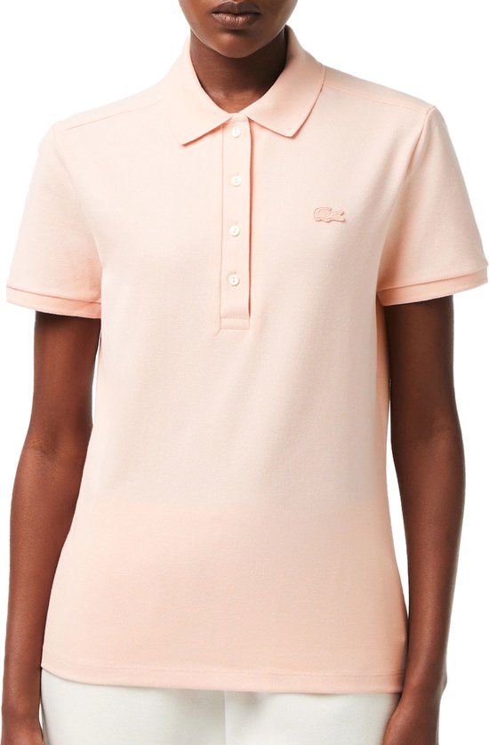 Lacoste Piqué Stretch Polo Poloshirt Vrouwen - Maat L