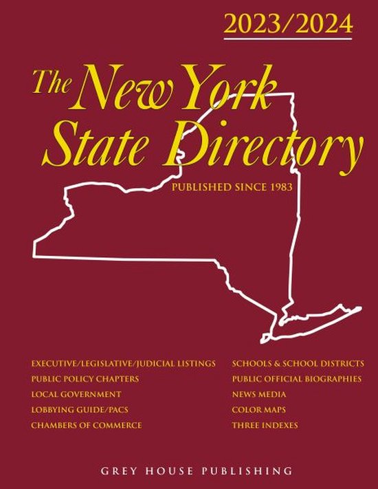 New York State Directory, 2023/24 9781637005279 Boeken bol