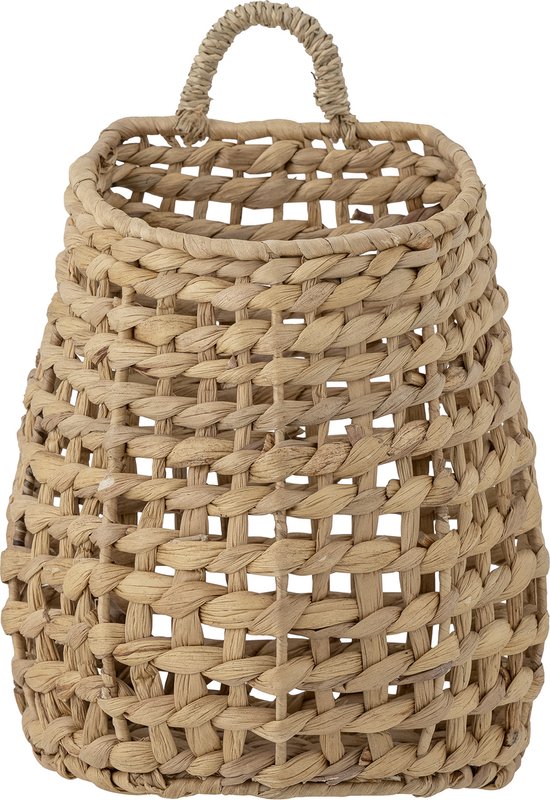 Blooingville Water Hyacinth Lids, Natural, Set Of 3 Basket, 3