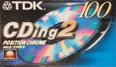 TDK 100 CDing2 Position Chrome Cassette