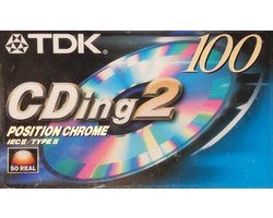 TDK 100 CDing2 Position Chrome Cassette