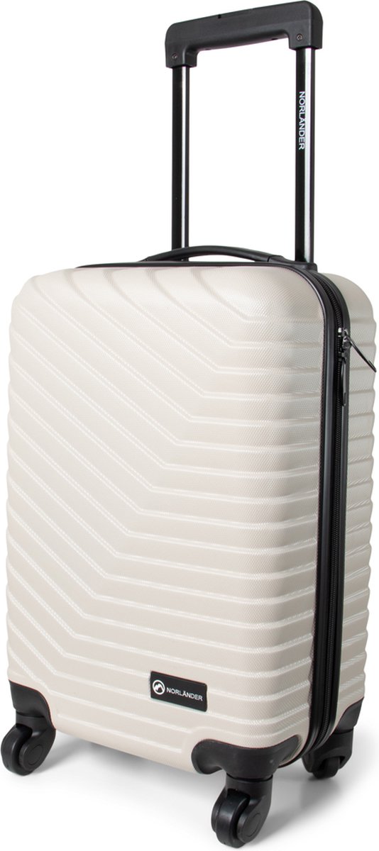 Norlander TMS Handbagagekoffer - Reiskoffer - Trolley - 32,5 x 22,5 x 52 cm - Taupe
