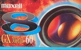 Maxell GX Metal 60 video 8 Cassette