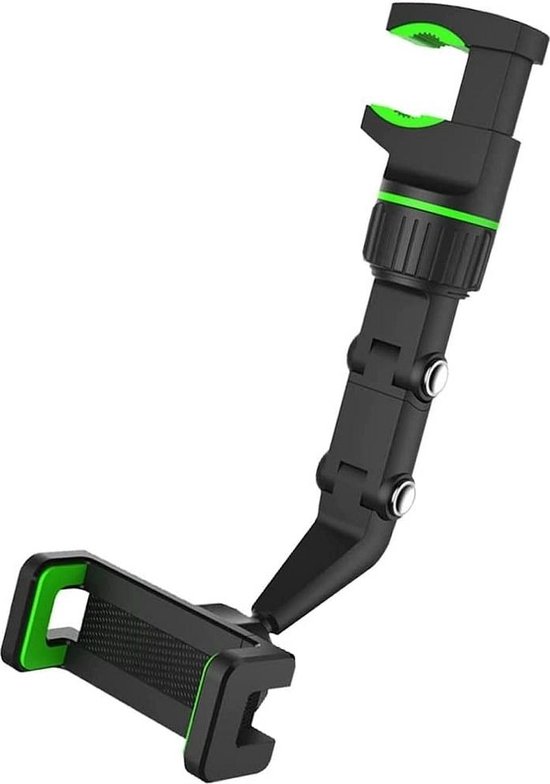 Accezz EasyLock telefoonhouder fiets - Universeel - Aluminium - 360 graden draaibaar - Zwart