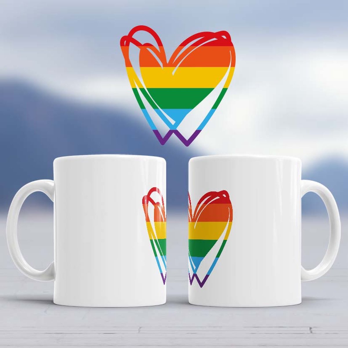 Mok hart - Pride - Gay - Gay Pride Parade (Pride parade) - LGTBQIA+