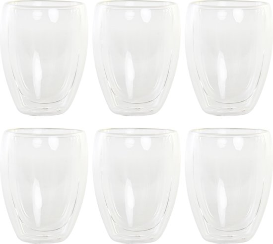 Latte macchiato glazen met lepel